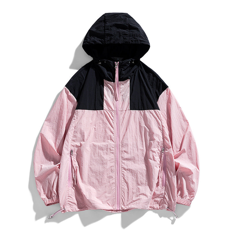 Wind-resistant women's leisure jacket with adjustable hood collar Lune London