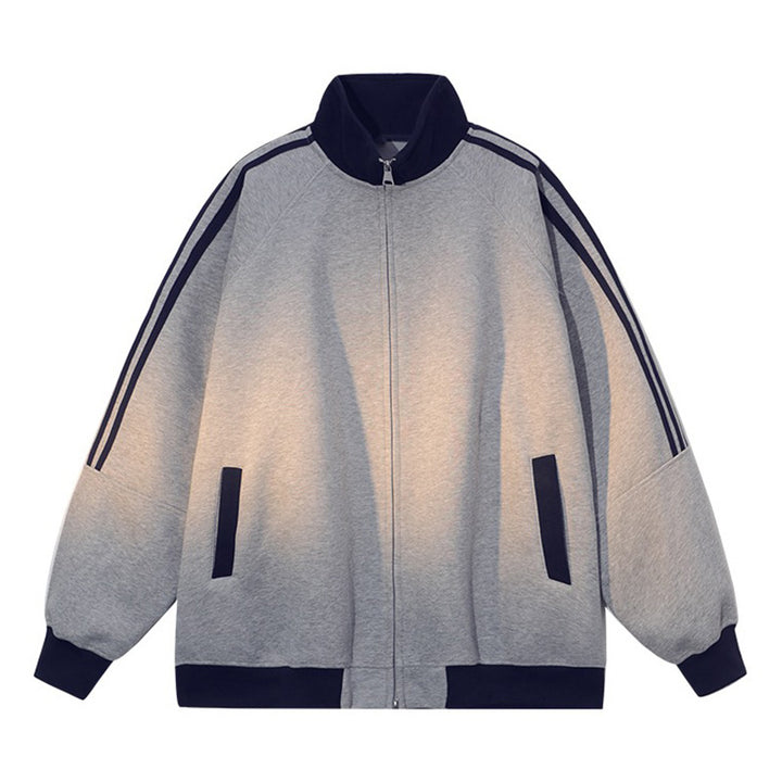 Sporty hooded jacket for women with zipper and raglan sleeves Lune London