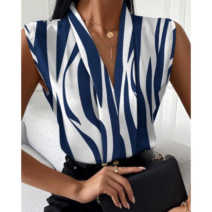 Ladies Elegant Sleeveless Blouse Lune London