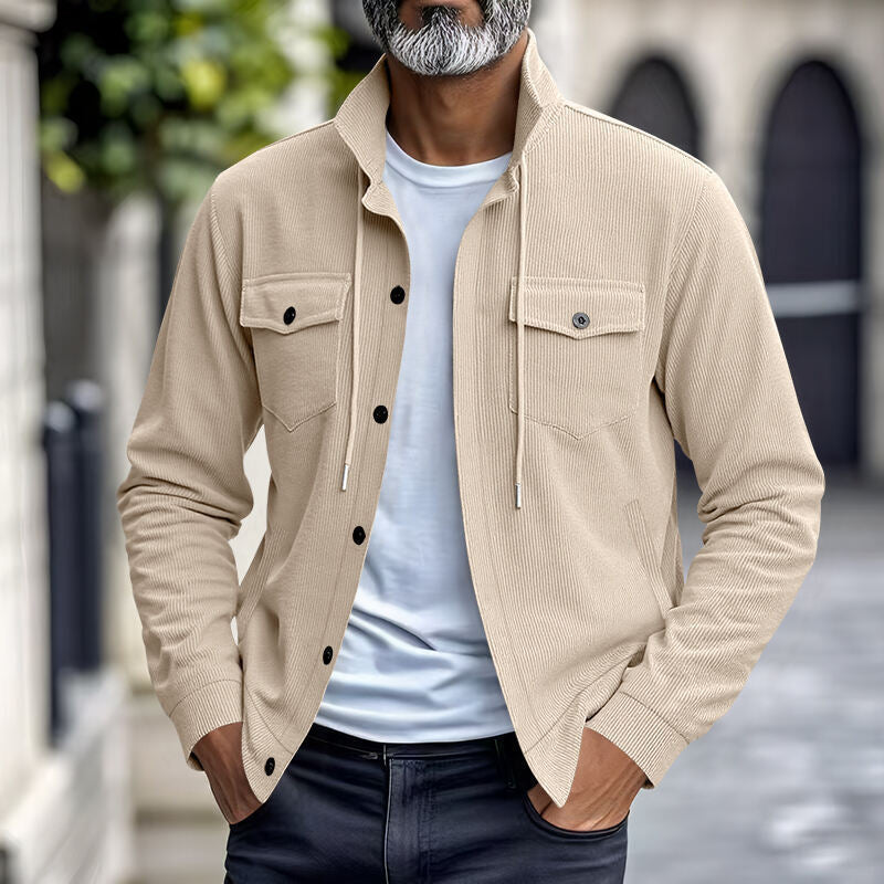 Casual corduroy jacket for men with practical pockets Lune London