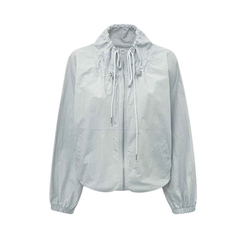 Veste de transition légère pour femmes avec cordon de serrage ajustable Chic & Stil