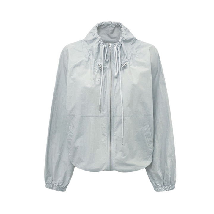 Veste de transition légère pour femmes avec cordon de serrage ajustable Chic & Stil