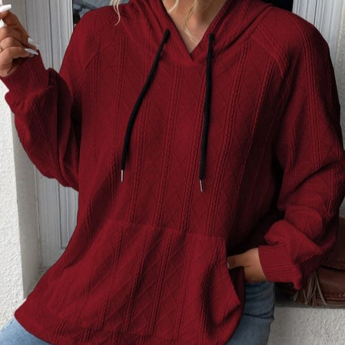 Comfortable textured hoodie for women Lune London
