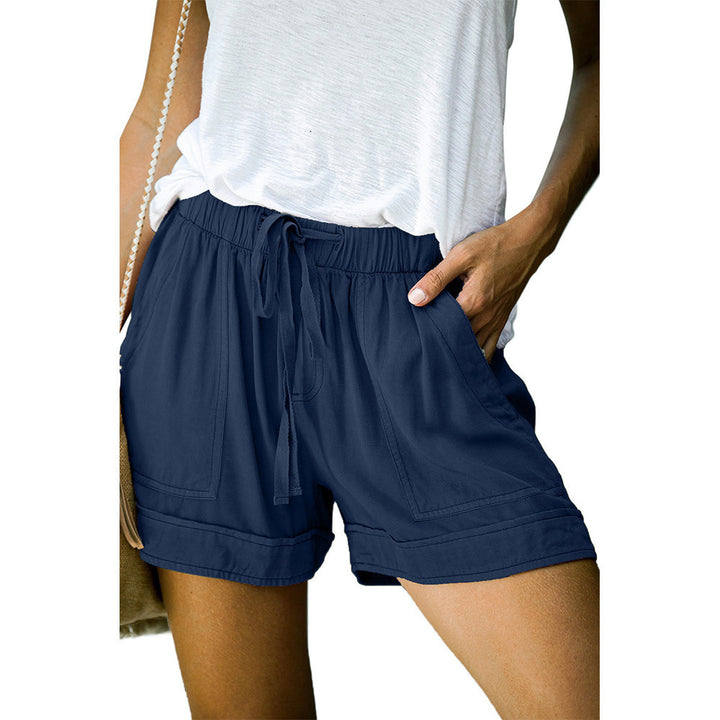 Women's Comfortable Summer Shorts with Elastic Waistband and Practical Pockets Lune London