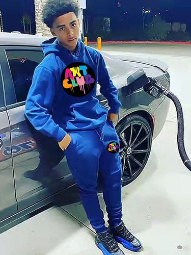 Women Sports Sweatshirt and Jogging Pants Set with Creative Print Details Lune London