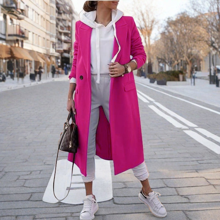 Elegant trench coat for women with hood Lune London