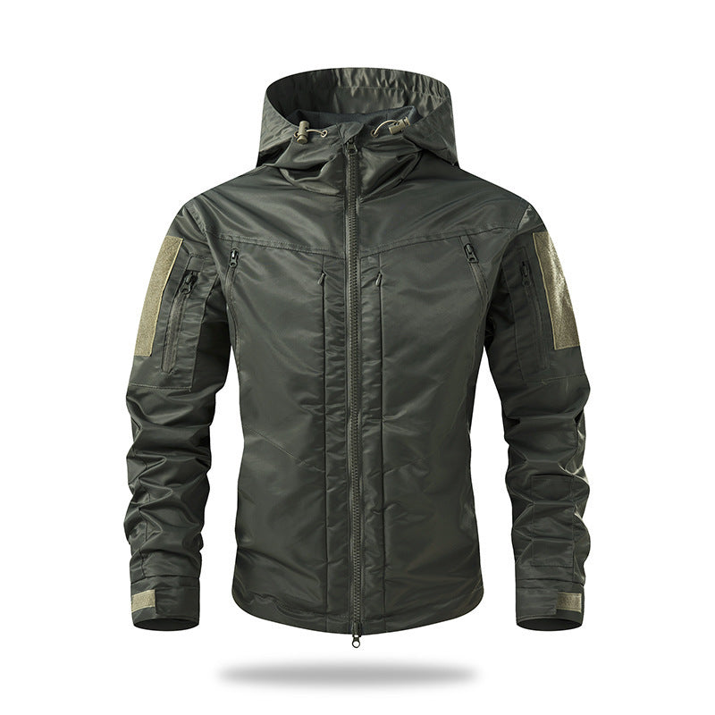 Technical outdoor jacket for men with breathable membrane Lune London