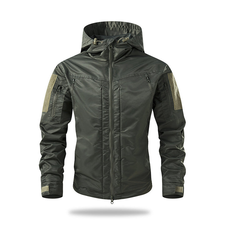 Technical outdoor jacket for men with breathable membrane Lune London