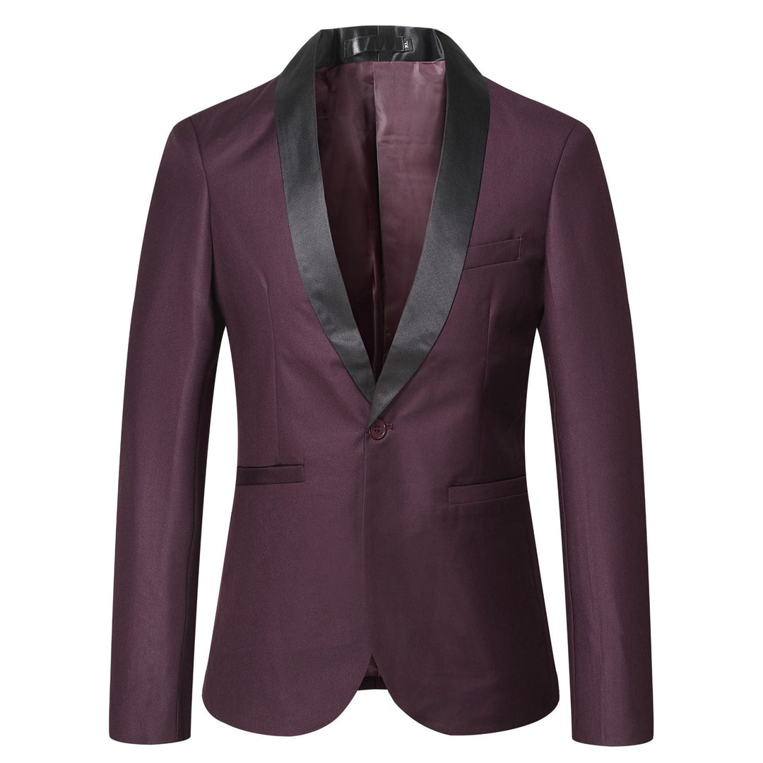 Men's Elegant Tuxedo Blazer with Satin Shawl Lapel Lune London