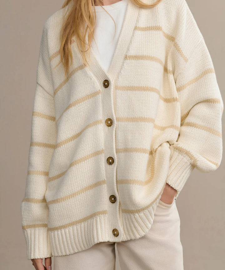 Débardeur en tricot pour femmes avec un design moderne et des rayures contrastées Chic & Stil