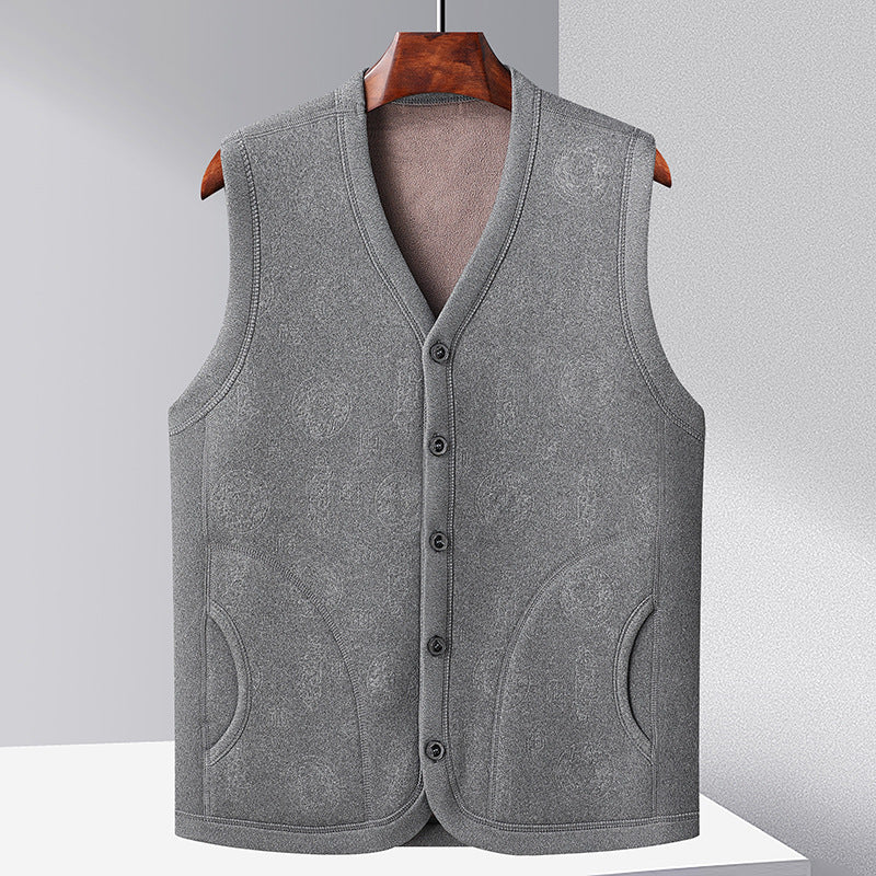 Ladies Elegant Fleece Gilet with Button Placket and Practical Pockets Lune London