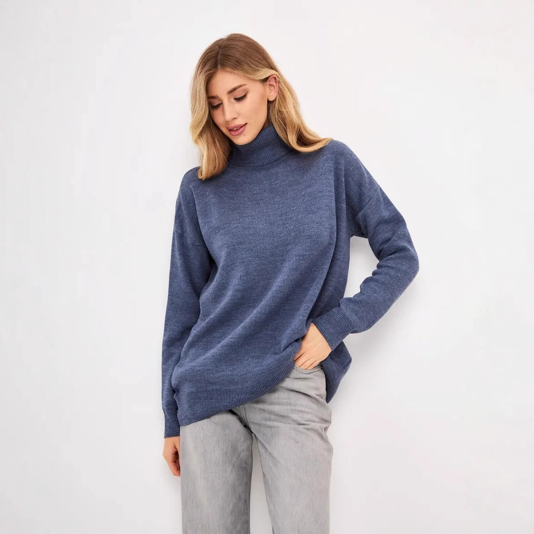 Ladies High Quality Turtleneck Sweater Lune London