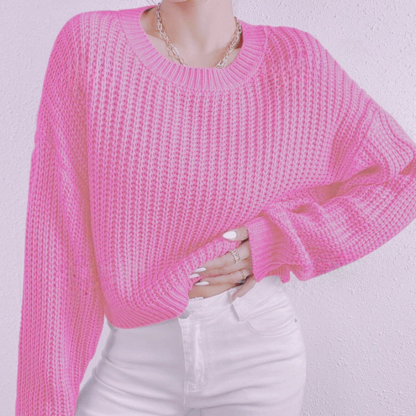 Chunky knit sweater for women with a relaxed fit and drop shoulders Lune London