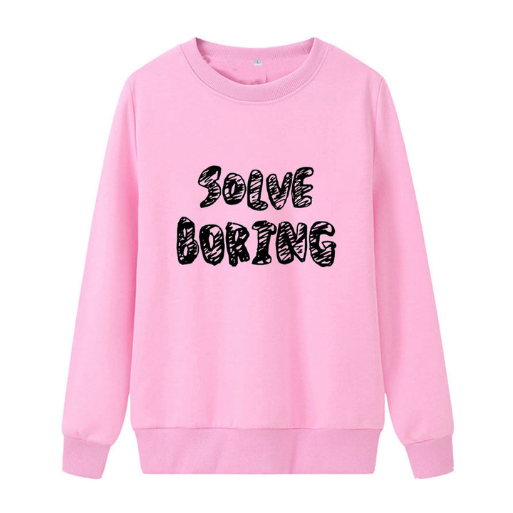 Women's casual sweatshirt with creative lettering Chic & Stil