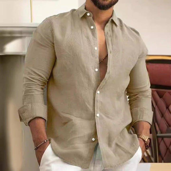 Men's Lightweight Linen Shirt Lune London