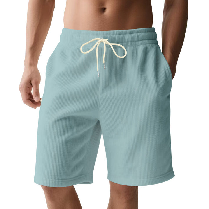 Men's breathable sport shorts with elastic waistband and drawstring Lune London