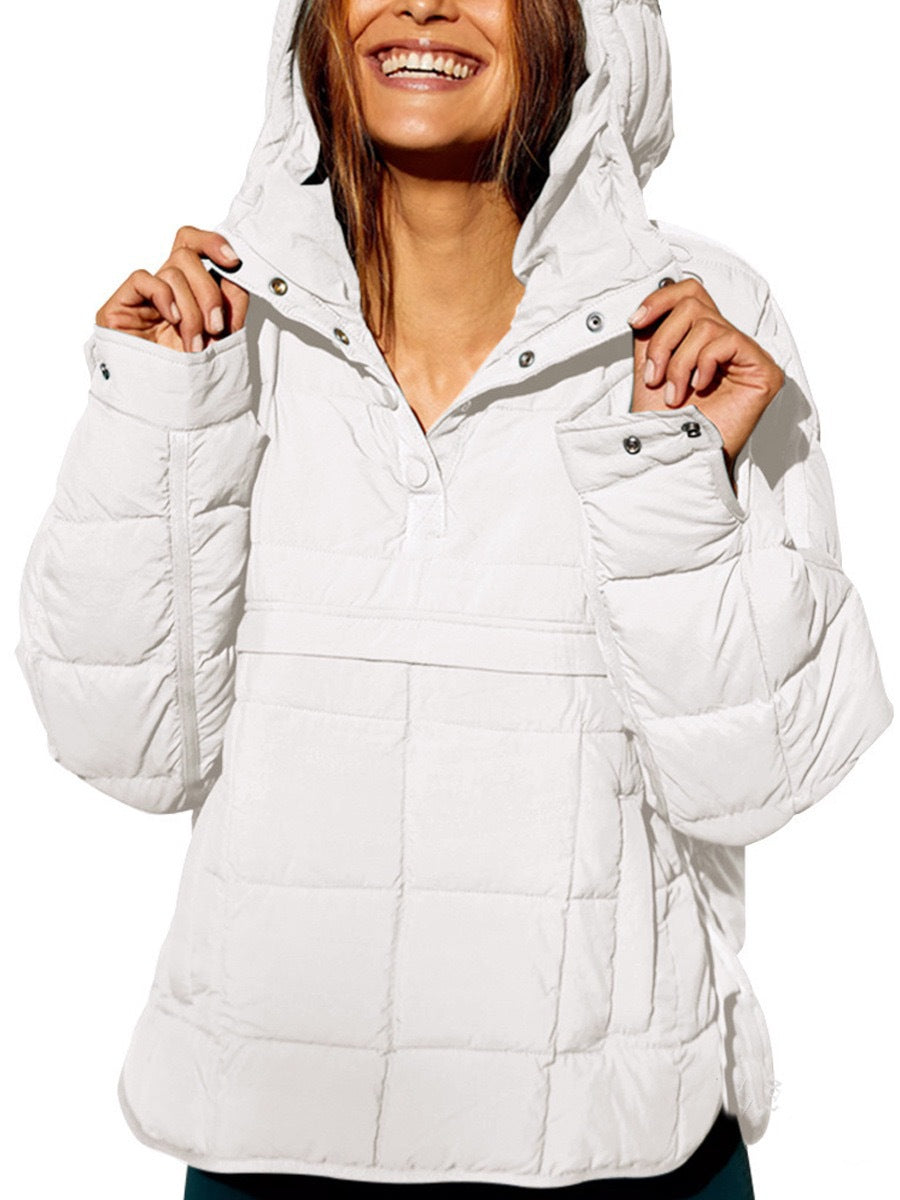 Dames doudoune avec col haut Chic und Stil