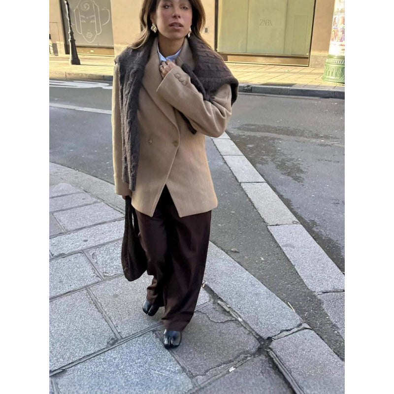 Oversized blazer jacket for women with a trendy oversized design featuring chic and stylish accents
