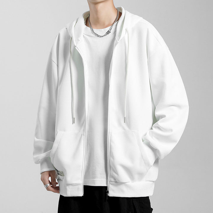 Men's comfortable zip-up hoodie with oversized fit Lune London