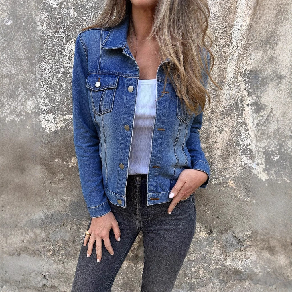 Dames Veste en Jean Chic & Stil