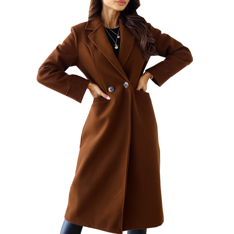 Elegant wool coat for women Lune London