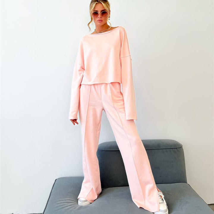 Lune London women's sports sweatshirt and loose jogger pants set