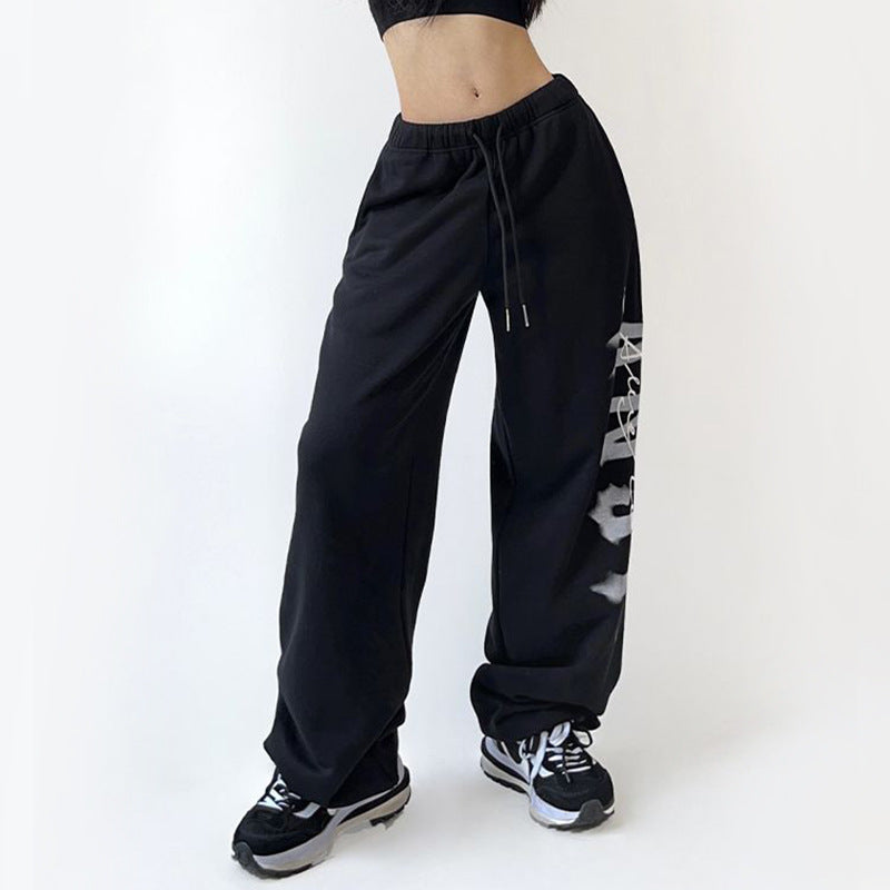 Women's Casual Leisure Pants with Fashionable Print Chic & Stil