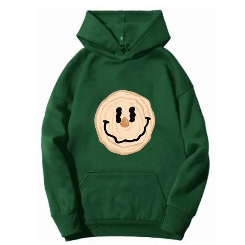 Women's hoodie with cheerful smile motif Chic & Stil