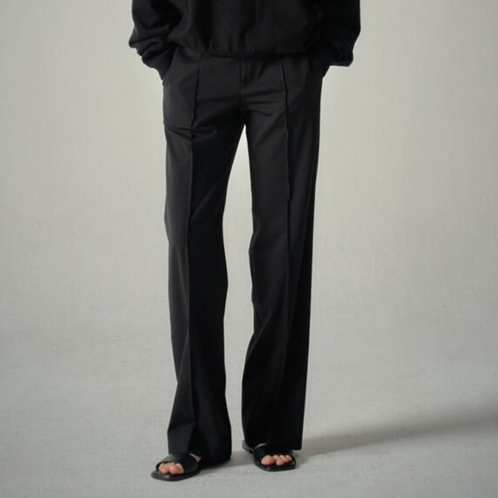 Pantalons en tissu fluide élégant pour femmes Chic & Stil