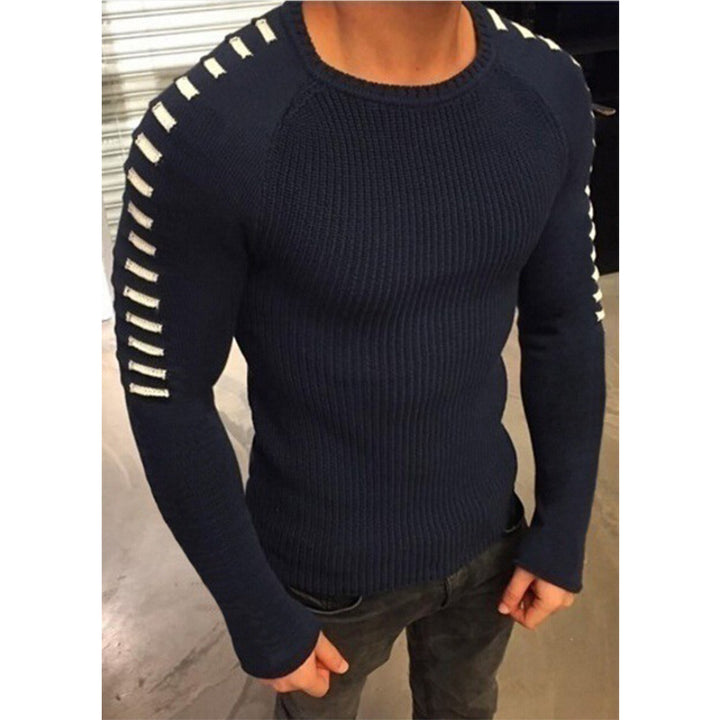 Knitted sweater for men with an innovative design and structured sleeves Lune London