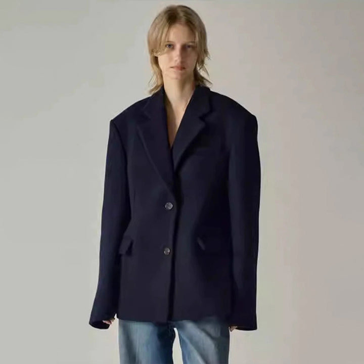 Blazer surdimensionné élégant pour femmes avec veste intérieure sophistiquée Chic & Stil