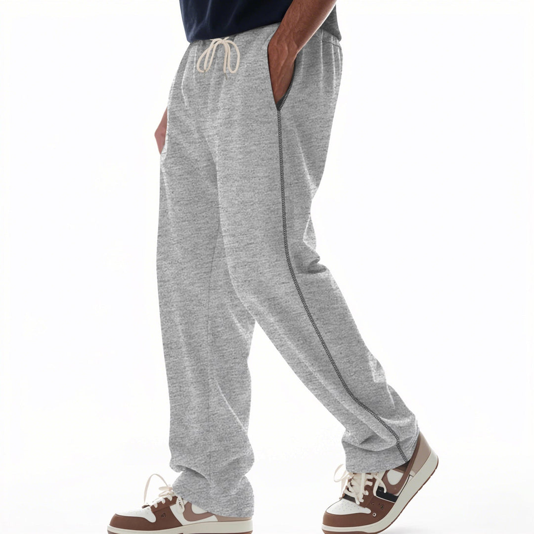 Men's Comfortable Jogging Pants with Zipper and Side Pockets Lune London