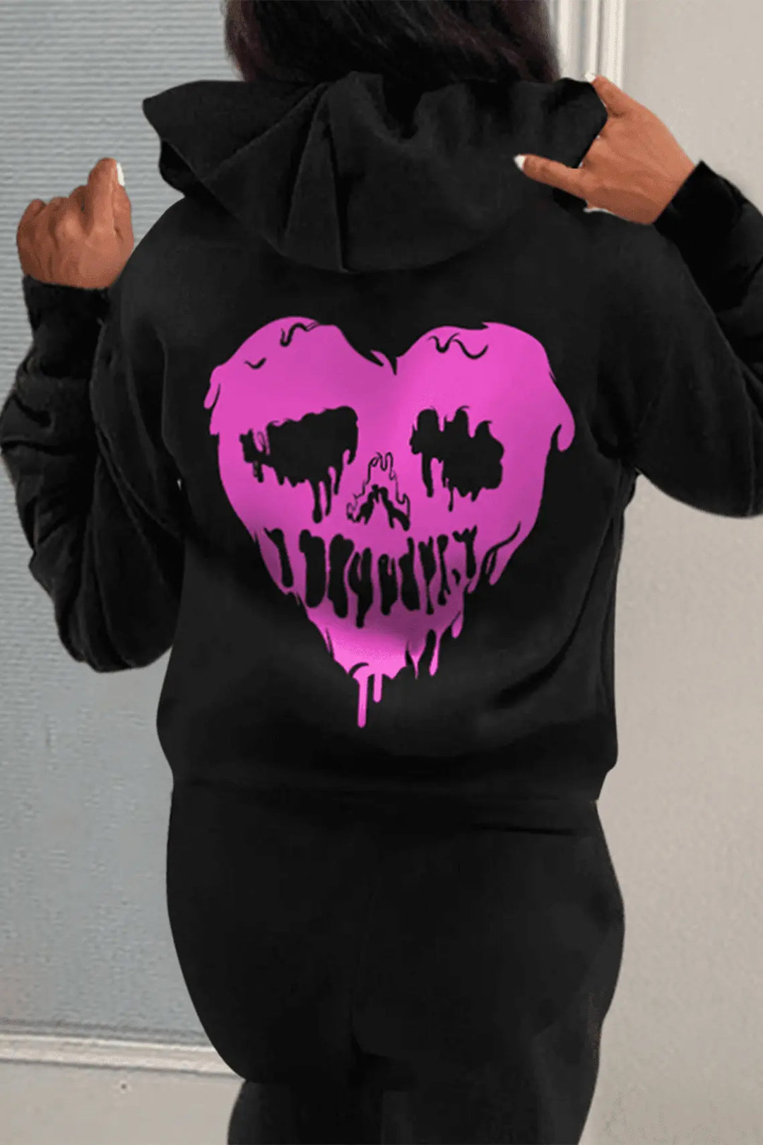 Men's hoodie with a unique skull design Lune London