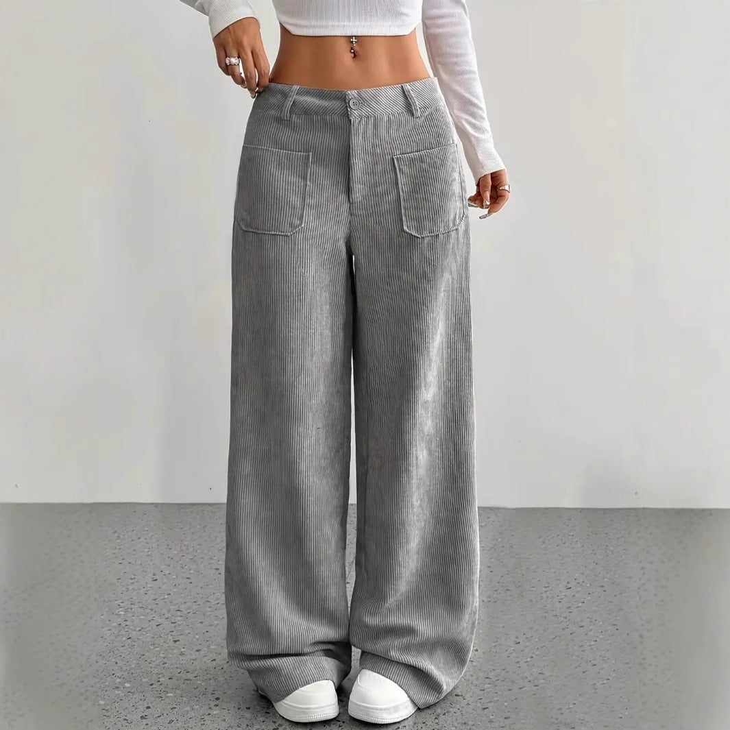 Wide corduroy trousers for women Lune London