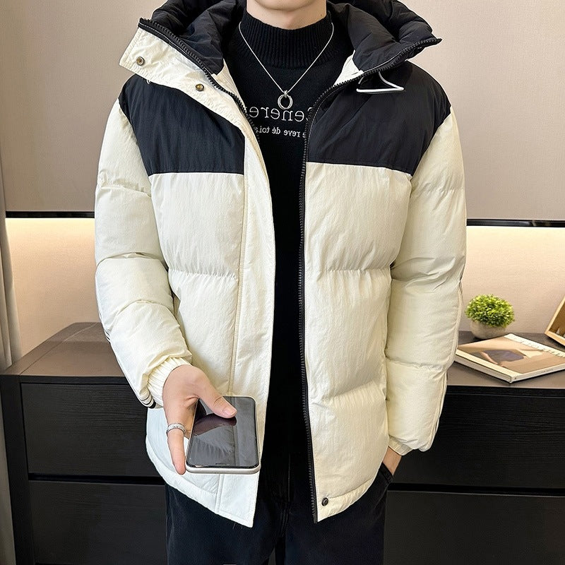 Veste matelassée tendance et chaude pour hommes avec capuche réglable Lune London