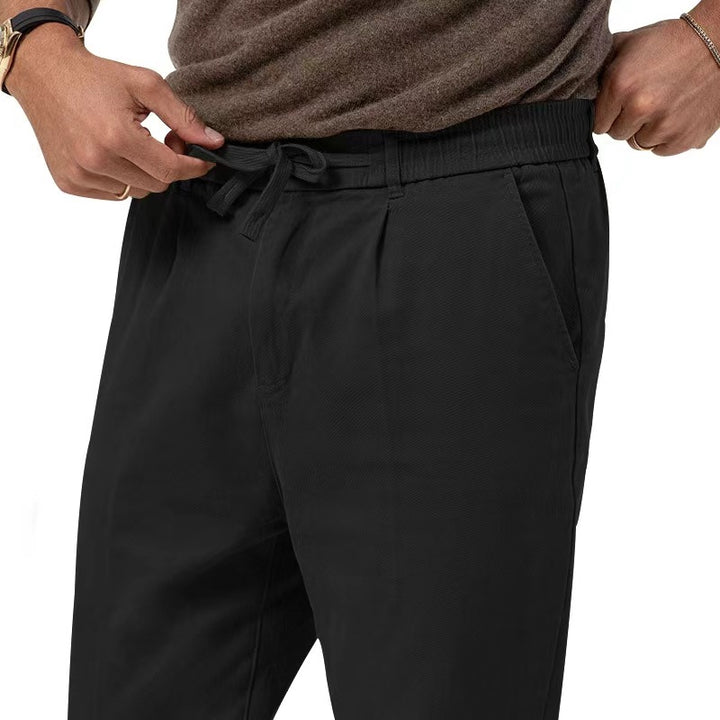 Pantalons de loisirs pour hommes confortables avec taille élastique Lune London