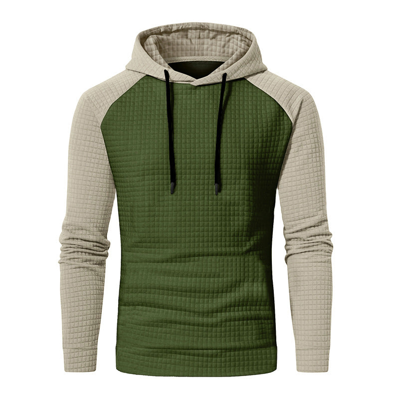 Men's hoodie with textured design Lune London