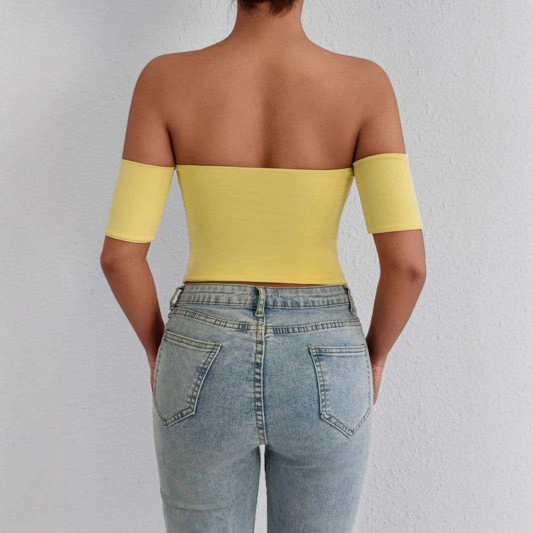 Women Off-Shoulder Body with figure-hugging cut Lune London