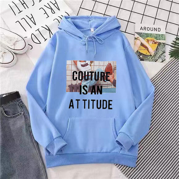 Women's hoodie with modern statement design Chic & Stil