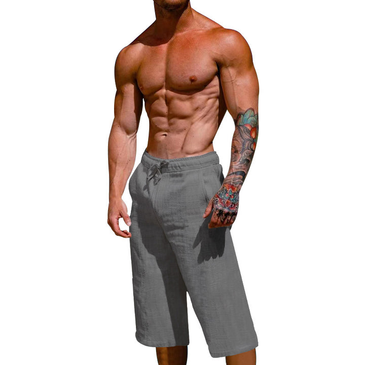 Comfortable active shorts for men with elastic waistband and side pockets Lune London