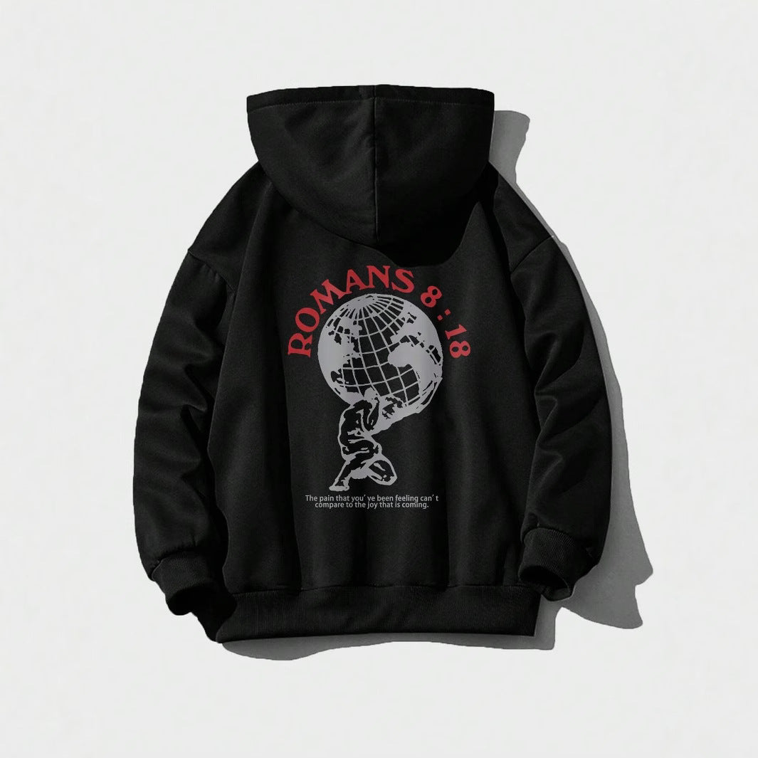 Women's hoodie with inspiring world motif and high-quality print Chic & Stil