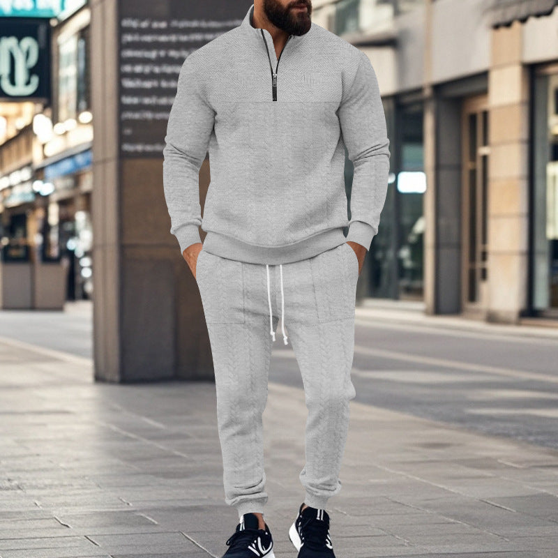 Lune London breathable sports leisure set for men with textured design
