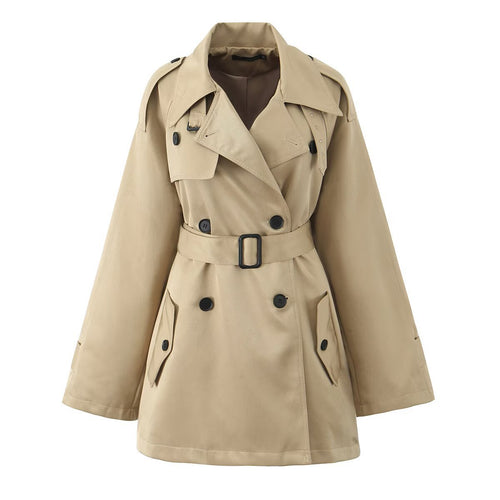 Ladies' trench coat with a modern cut and practical pockets Lune London