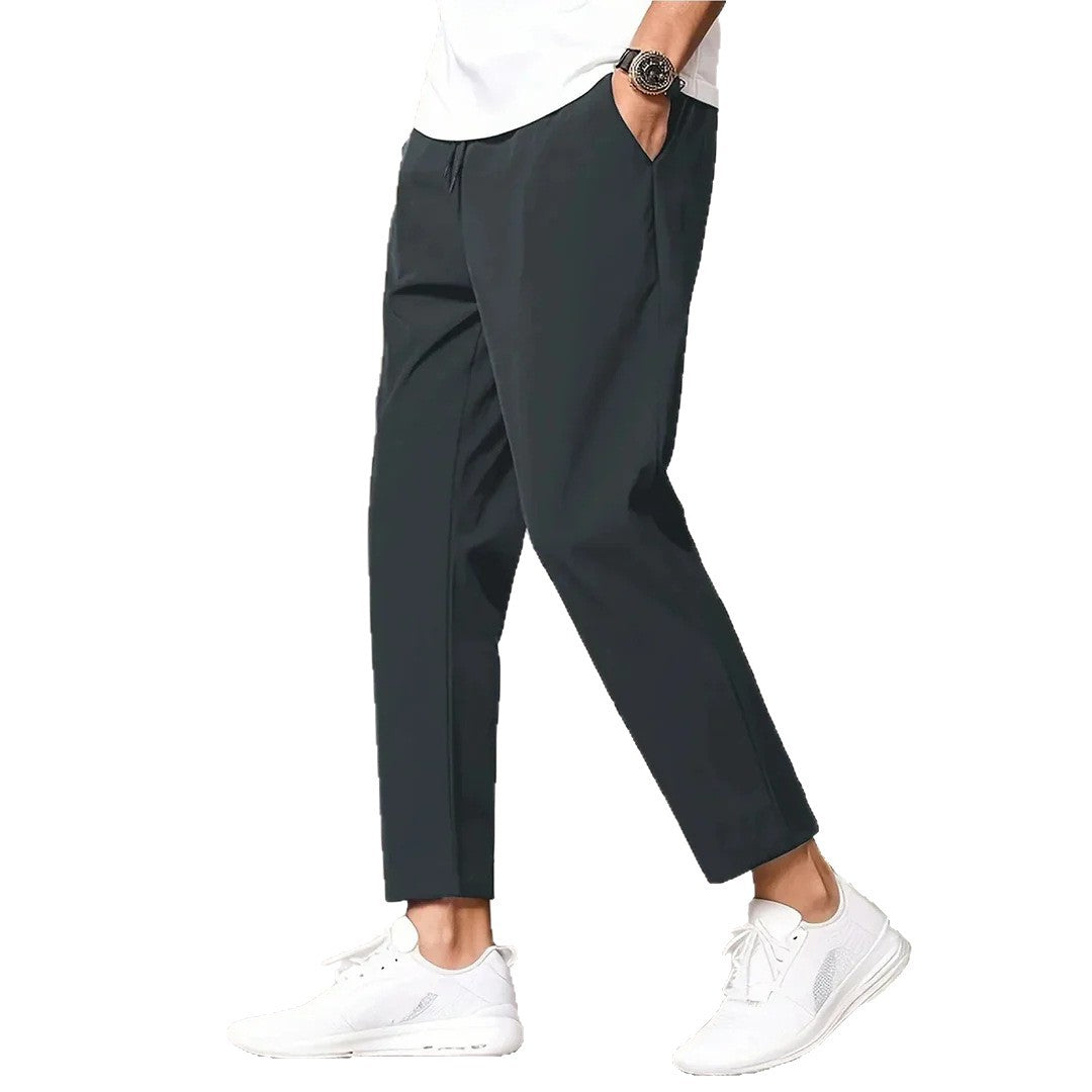 Casual trousers for men with elastic waistband and side pockets Lune London