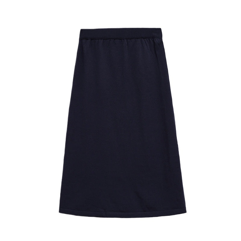 Comfortable jersey skirt for women with elastic waistband Lune London