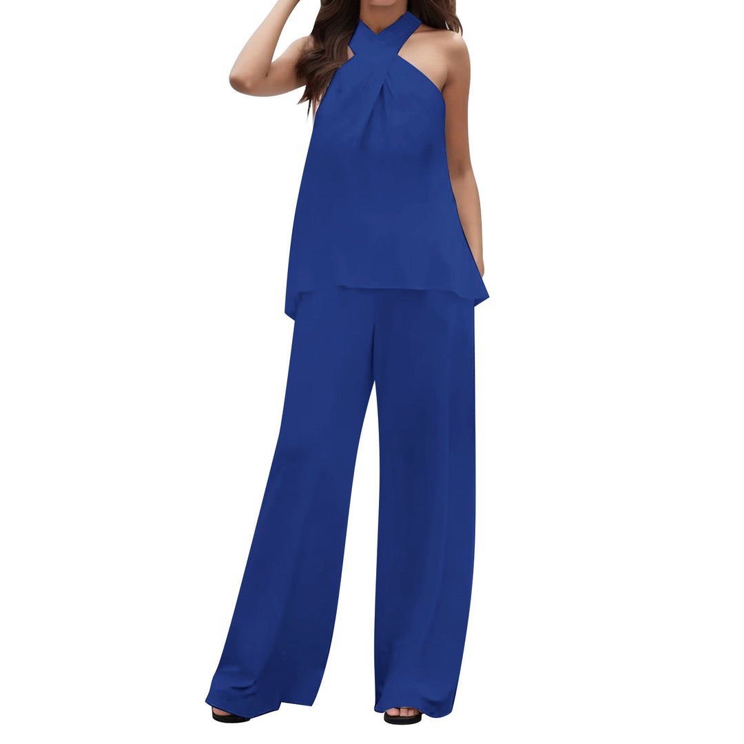 Ladies Elegant and airy jumpsuit in recycled fabric Lune London
