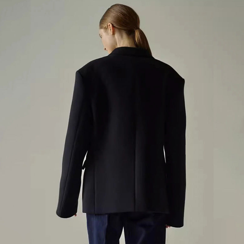 Blazer surdimensionné élégant pour femmes avec veste intérieure sophistiquée Chic & Stil