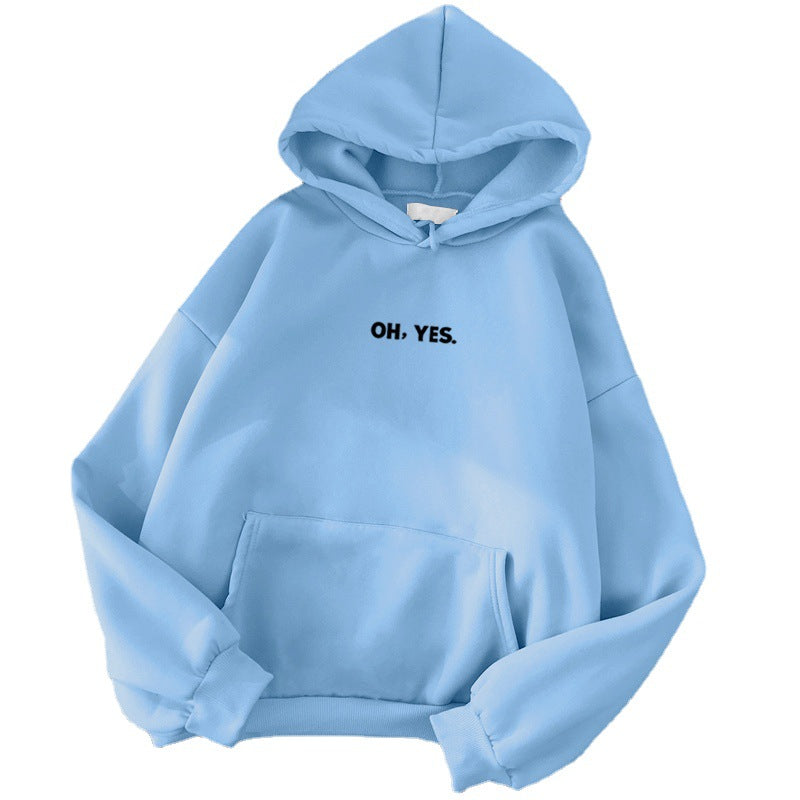 Women's Cozy Hoodie with Casual Print Chic & Stil