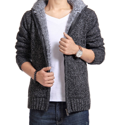 Cozy knit jacket for men with high-quality inner lining Lune London