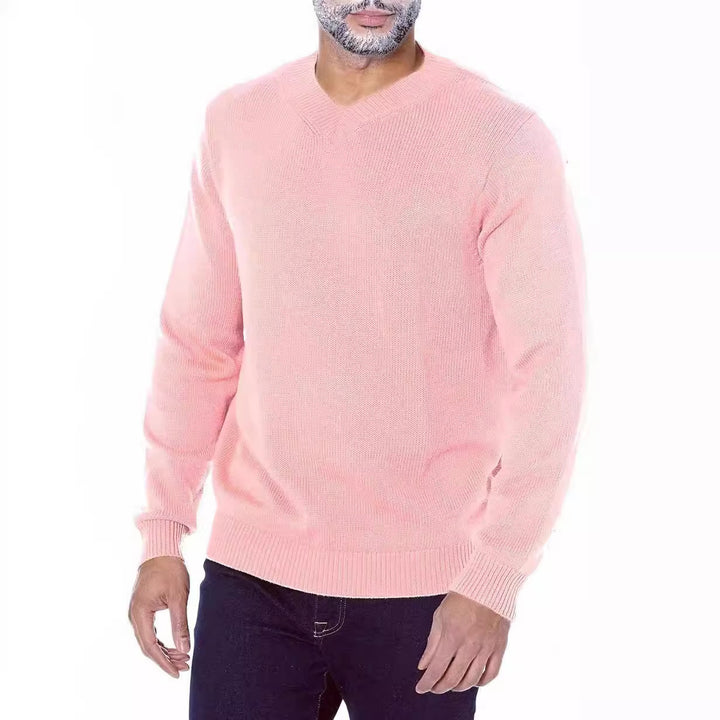 V-neck knit sweater for men Lune London